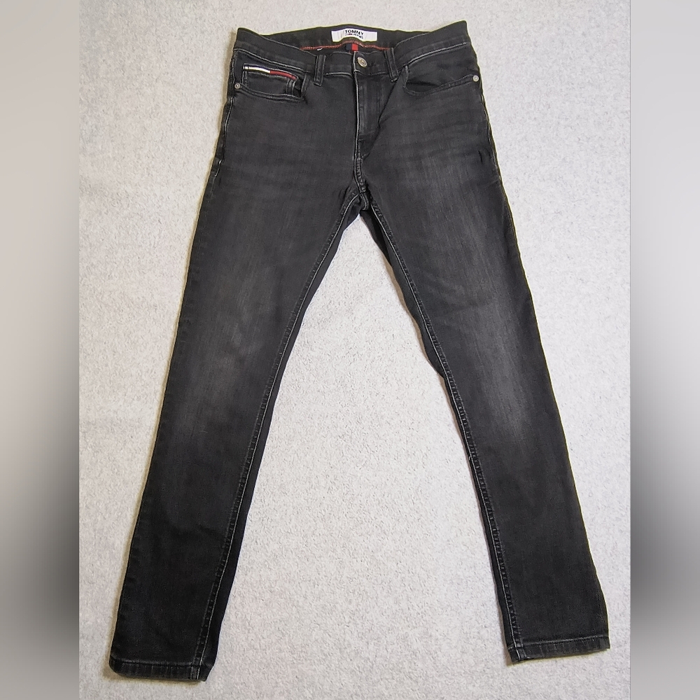 Tommy Jeans Skinny Fit Denim Mens Black 31x29